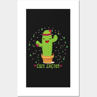 Cute Cactus Lover Cacti Funny T-Shirts for women and girls Posters and Art